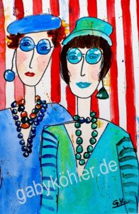 Wir zwei wissen Bescheid – Weibsbilder in Blaugrün